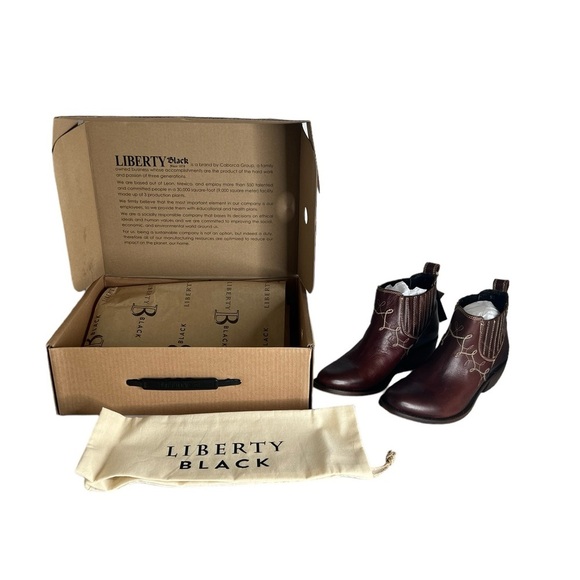 Liberty Black Romina Genuine Leather Bootie - Picture 2 of 16